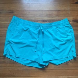 Teal Go-Dry Old Navy Active Athletic Running Shorts